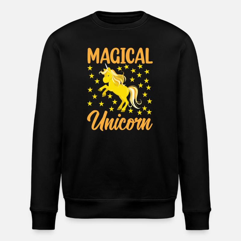 Magical Unicorn - Stanley/Stella Unisex Bio-Sweatshirt ROLLER - Schwarz