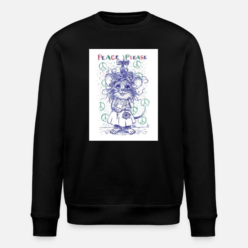 peaceplease - Stanley/Stella ROLLER Unisex Organic Sweatshirt - black