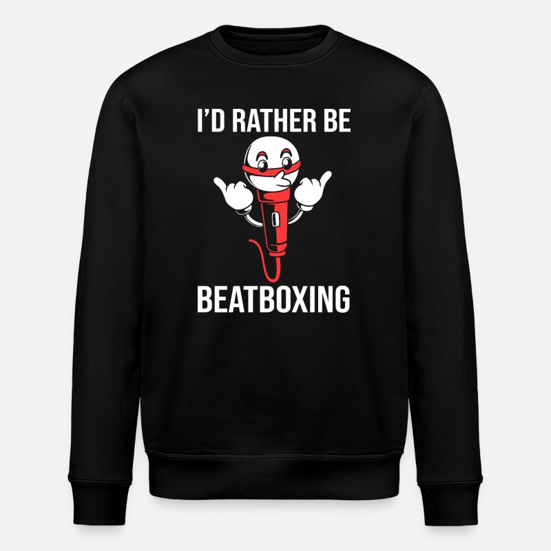 Beatbox - Stanley/Stella Unisex Bio-Sweatshirt ROLLER - Schwarz