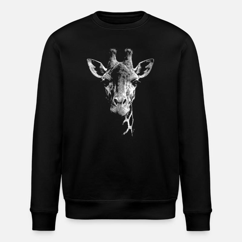 Giraffe - Stanley/Stella ROLLER Unisex Organic Sweatshirt - black