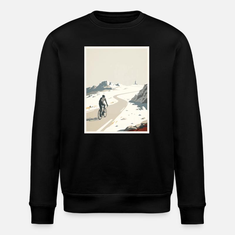 Summit Road - Souvenir du cyclisme - Sweat bio ROLLER Stanley/Stella Unisexe - noir