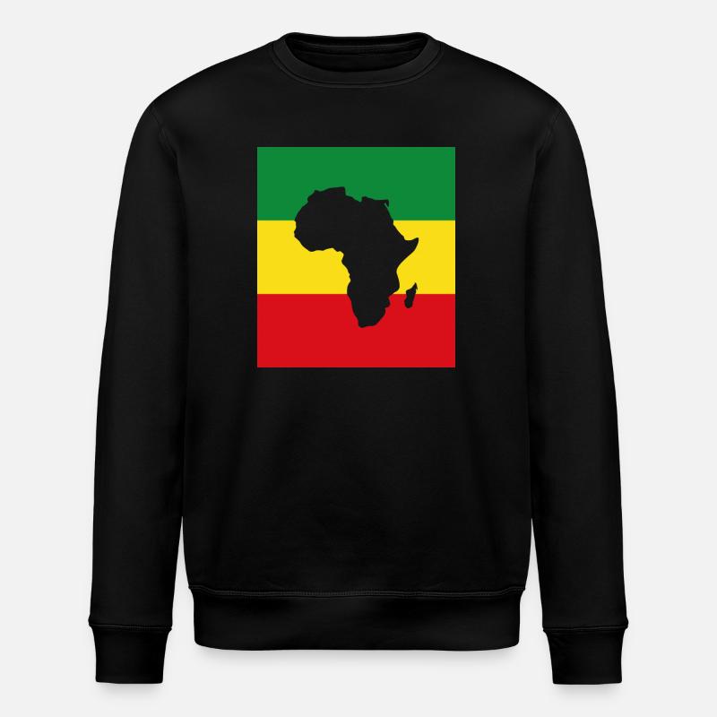 Afrika, Africa - Stanley/Stella Unisex Bio-Sweatshirt ROLLER - Schwarz