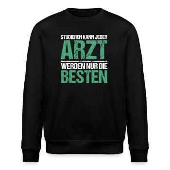 Tout le monde peut étudier - Doctor Edition - Sweat bio ROLLER Stanley/Stella Unisexe - noir - Devant - Nik (191cm)