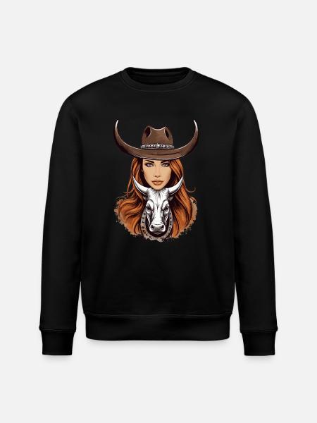 Fille du Texas - Sweat bio ROLLER Stanley/Stella Unisexe - noir