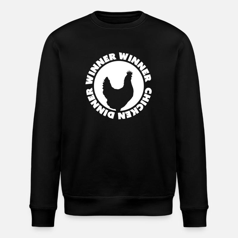Winner Winner Chicken Dinner - Stanley/Stella ROLLER Unisex Organic Sweatshirt - black