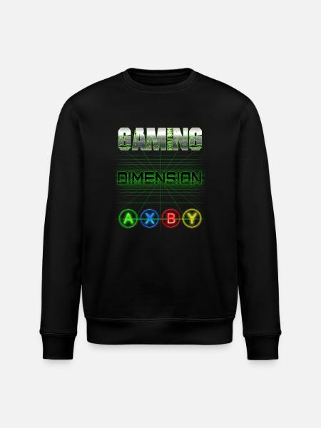 GAMING DIMENSION (AXBY) - Stanley/Stella ROLLER Unisex Organic Sweatshirt - black
