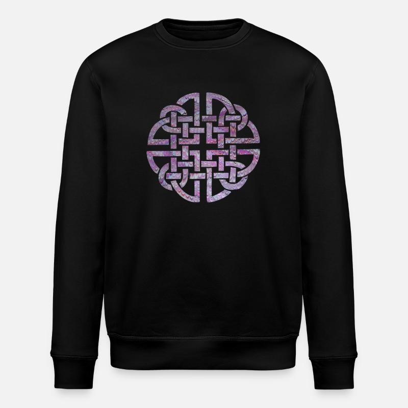 Celtic knot 8 e 62 - Stanley/Stella ROLLER Unisex Organic Sweatshirt - black