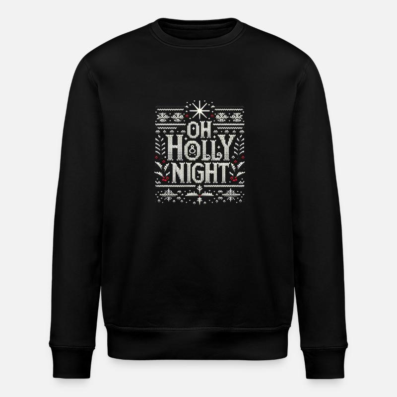 Oh Holly Night - Sweat bio ROLLER Stanley/Stella Unisexe - noir