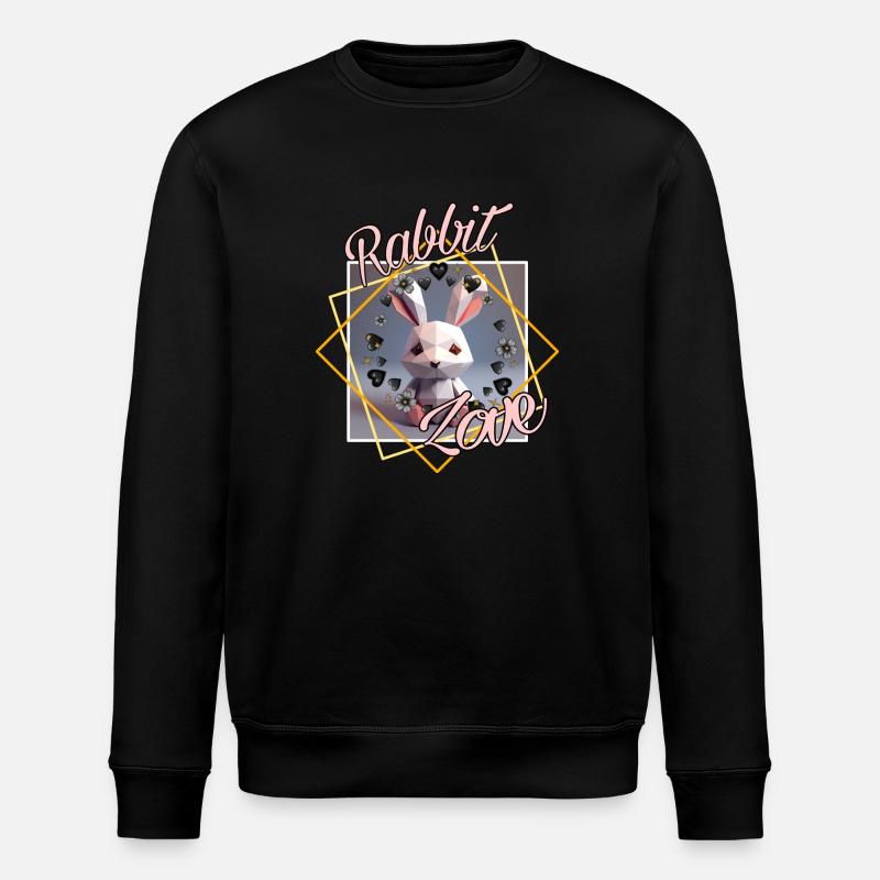 Amour du lapin - Sweat bio ROLLER Stanley/Stella Unisexe - noir
