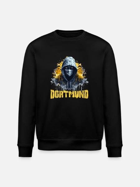Dortmund T-Shirt for Dortmund Ultras - Stanley/Stella ROLLER Unisex Organic Sweatshirt - black