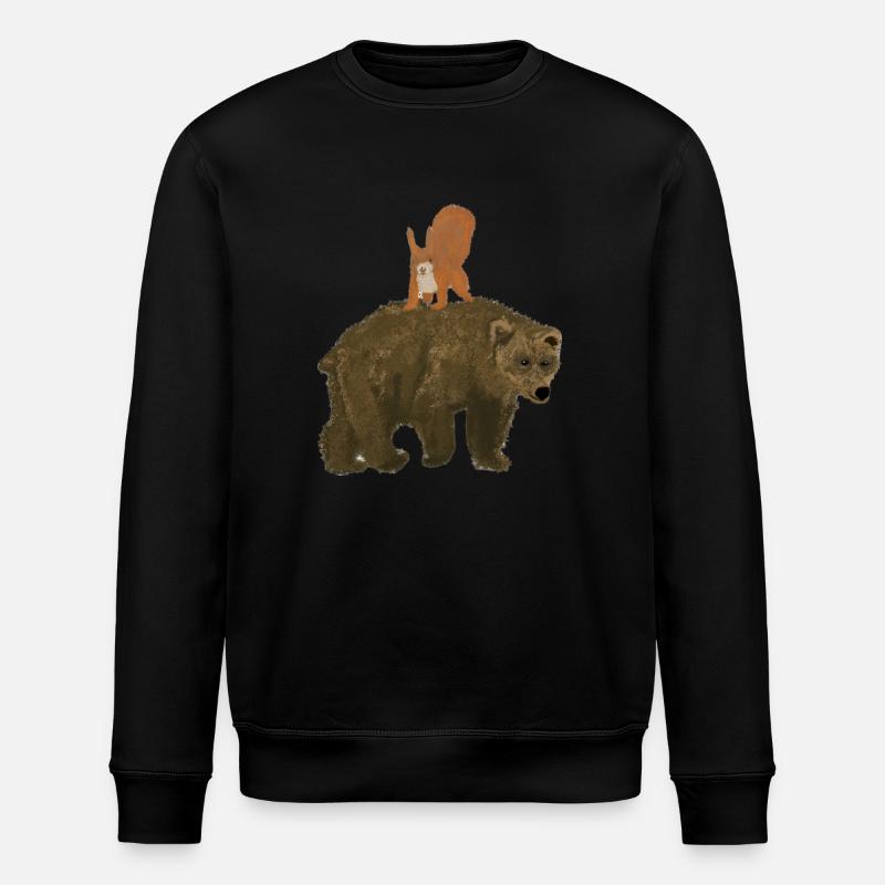 Amis des animaux - Sweat bio ROLLER Stanley/Stella Unisexe - noir