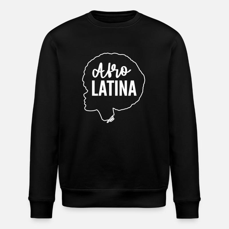 Afro Latina - Stanley/Stella Unisex Bio-Sweatshirt ROLLER - Schwarz
