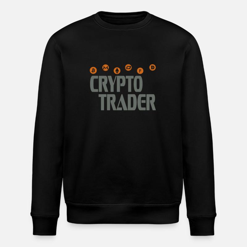 Crypto trader - Stanley/Stella Unisex Bio-Sweatshirt ROLLER - Schwarz