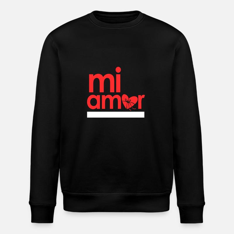 mi amor - Sweat bio ROLLER Stanley/Stella Unisexe - noir