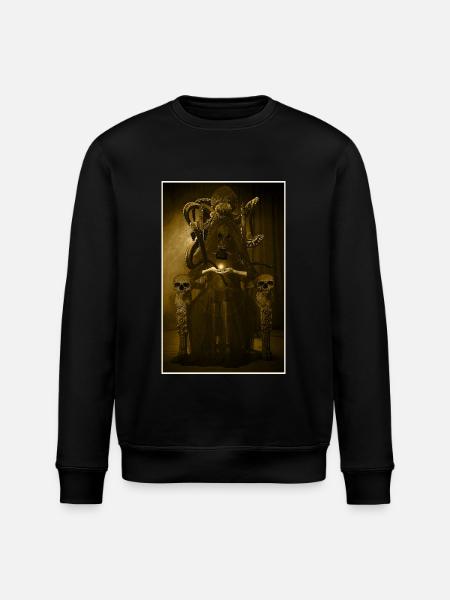 Komm zum Licht - Stanley/Stella Unisex Bio-Sweatshirt ROLLER - Schwarz