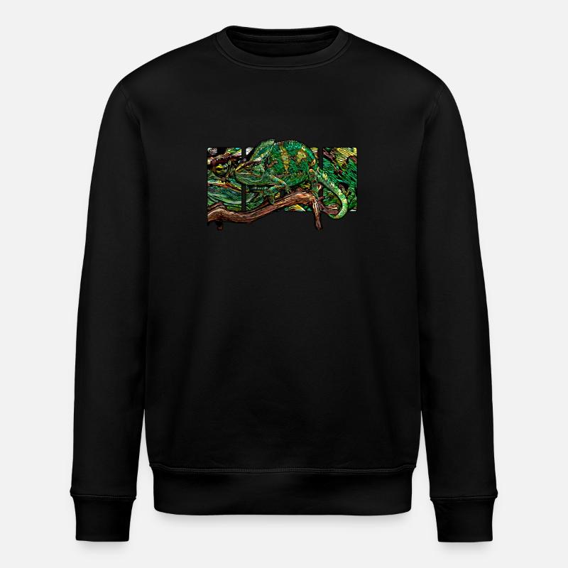 Chameleon - Stanley/Stella ROLLER Unisex Organic Sweatshirt - black