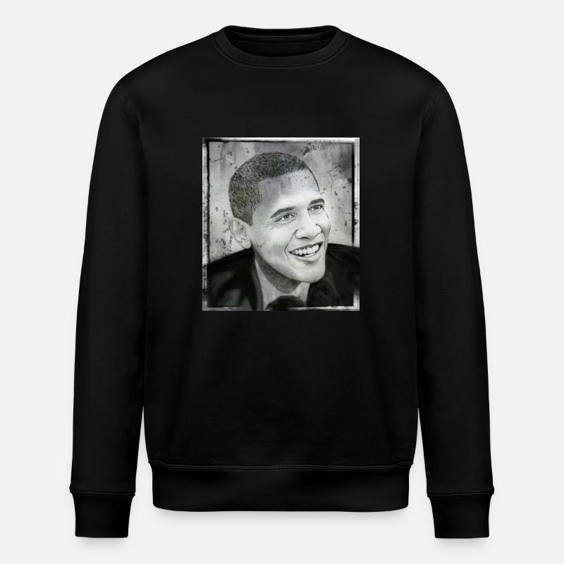 Obama - Sweat bio ROLLER Stanley/Stella Unisexe - noir