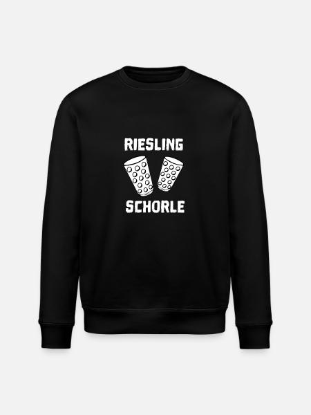 Rieslingschorle - Stanley/Stella Unisex Bio-Sweatshirt ROLLER - Schwarz