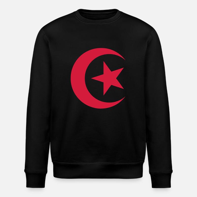 Tunesien - Stanley/Stella Unisex Bio-Sweatshirt ROLLER - Schwarz