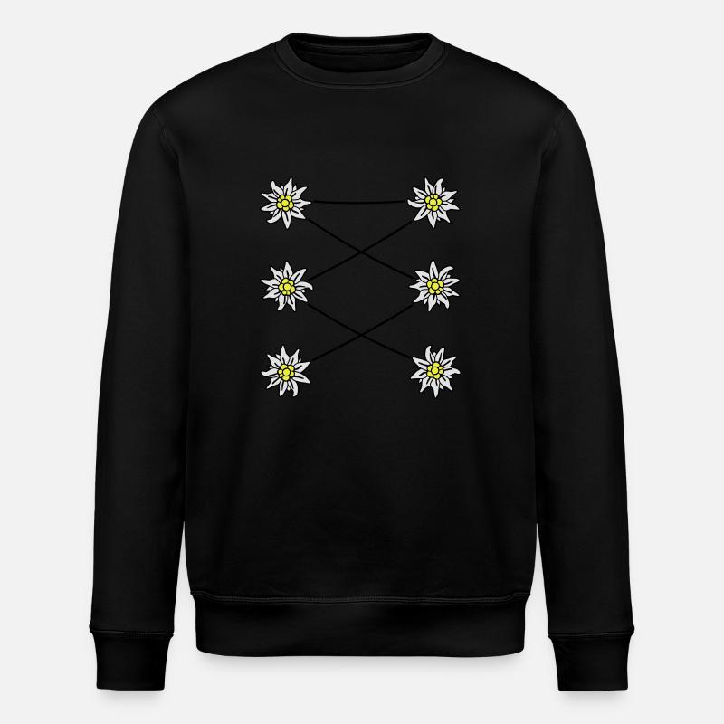 Edelweiss Dirndl - Sweat bio ROLLER Stanley/Stella Unisexe - noir