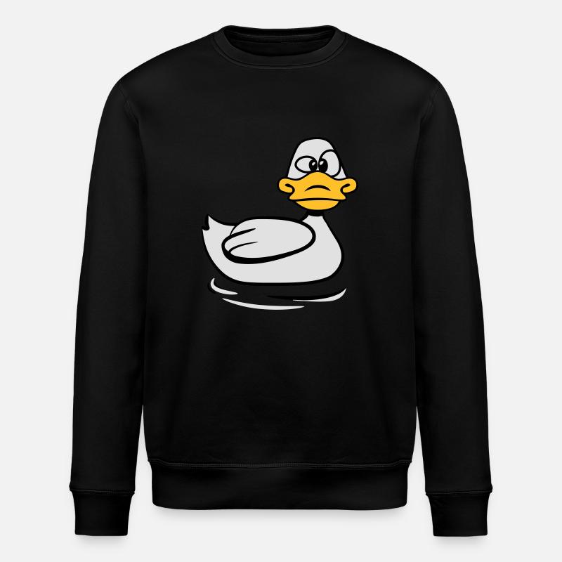 Canard muet - Sweat bio ROLLER Stanley/Stella Unisexe - noir