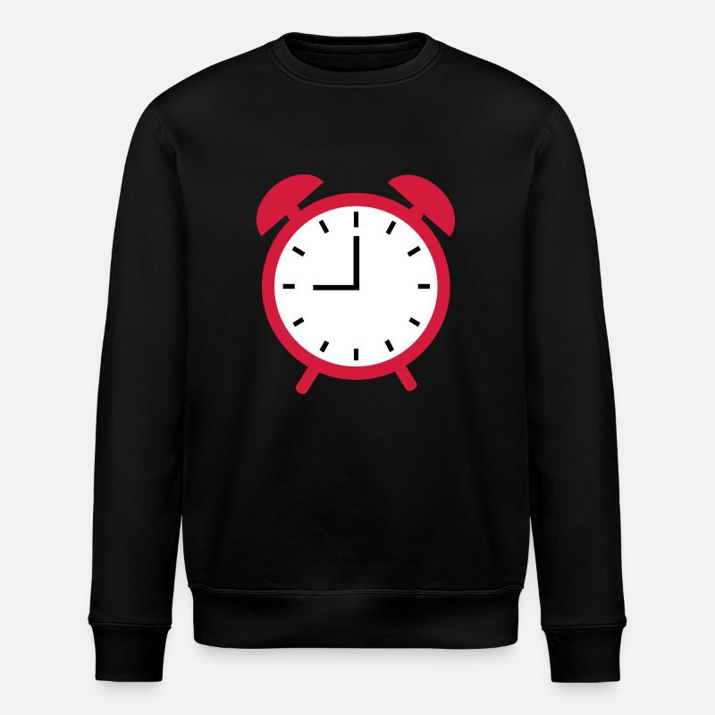 alarm clock - Stanley/Stella ROLLER Unisex Organic Sweatshirt - black