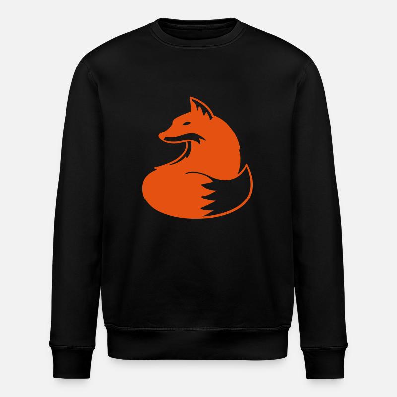 fox_001 - Sweat bio ROLLER Stanley/Stella Unisexe - noir