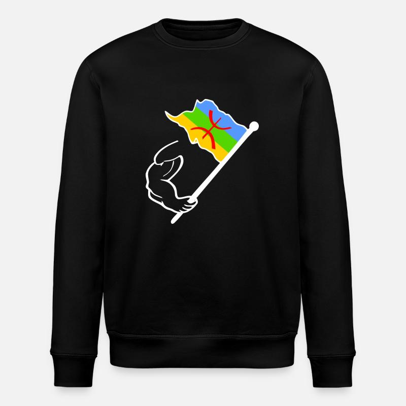 Drapeau amazigh - Sweat bio ROLLER Stanley/Stella Unisexe - noir