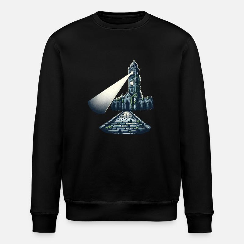 tour abandonnée dans le noir - Sweat bio ROLLER Stanley/Stella Unisexe - noir