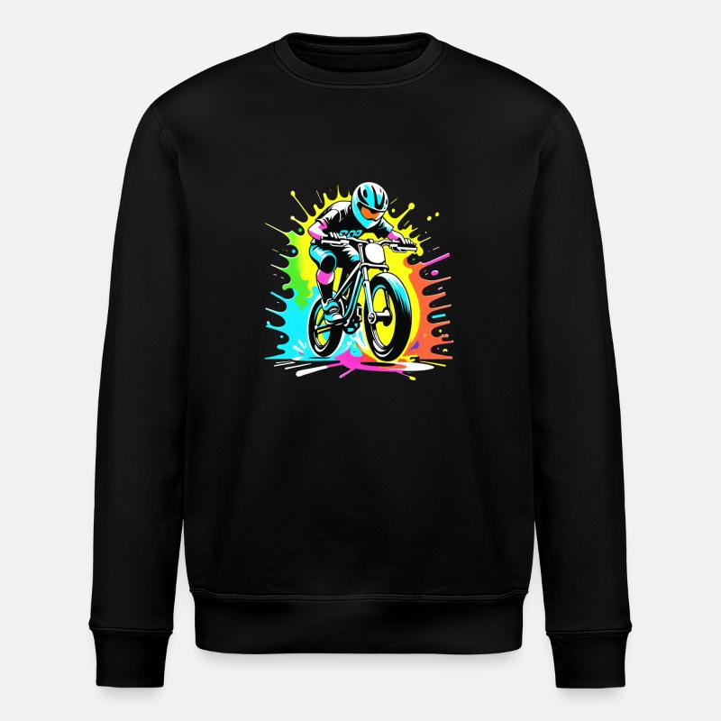 BMX - Fahrrad - Stanley/Stella Unisex Bio-Sweatshirt ROLLER - Schwarz