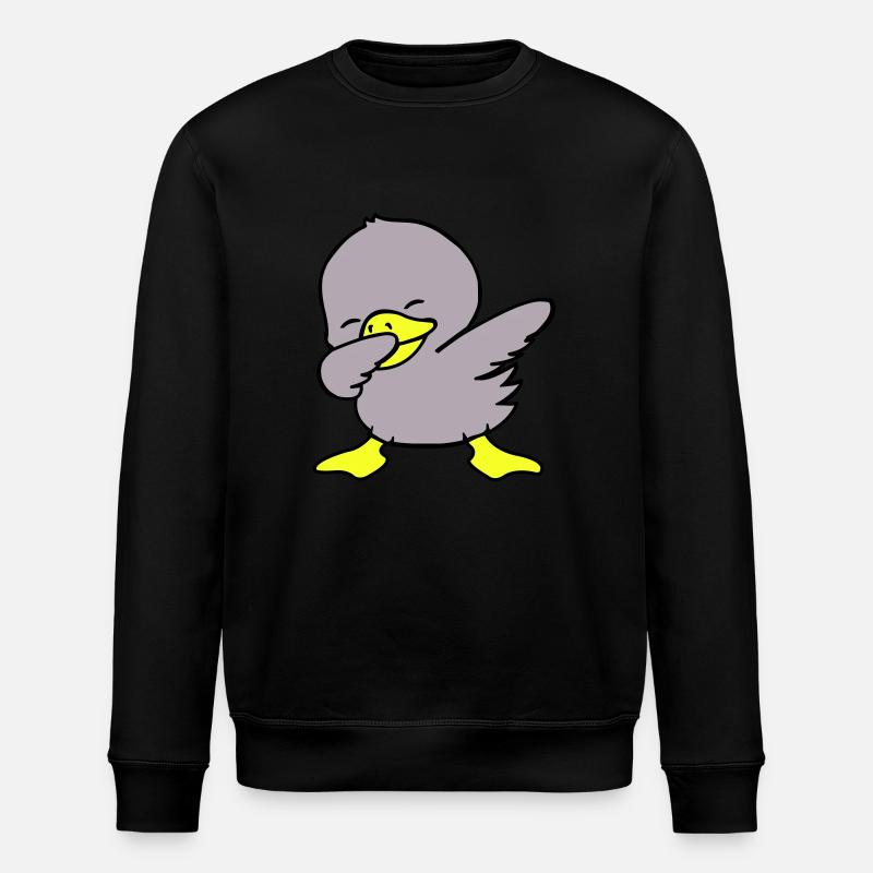Dabbing de canard - Sweat bio ROLLER Stanley/Stella Unisexe - noir