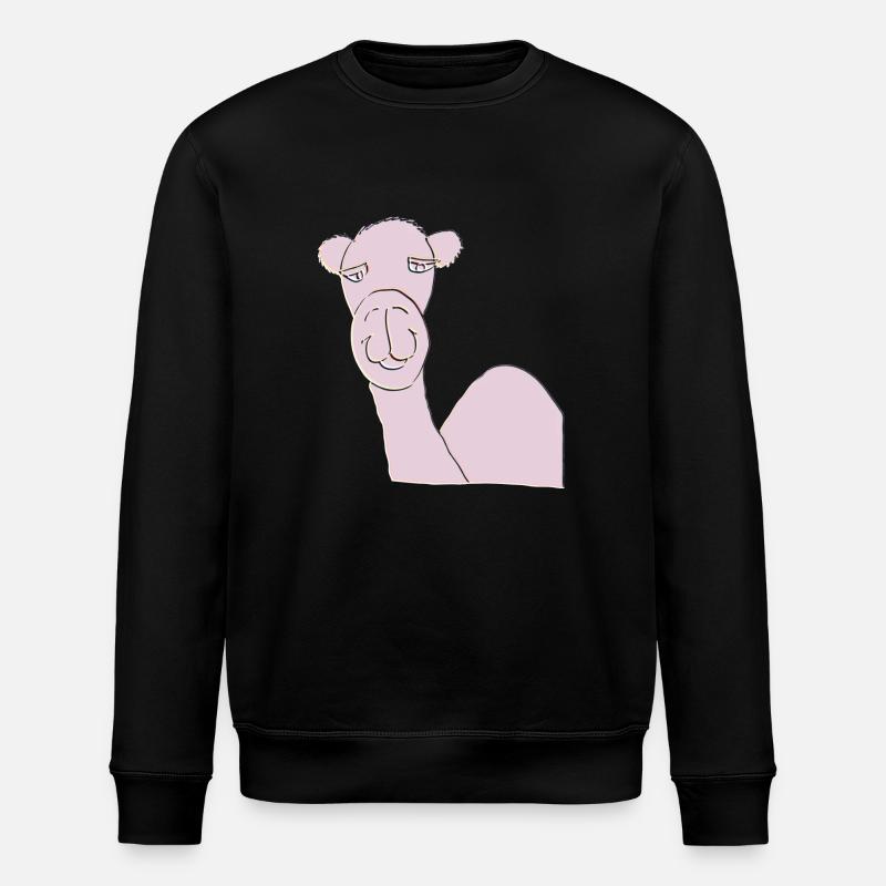 Camel Pink - Stanley/Stella ROLLER Unisex Organic Sweatshirt - black