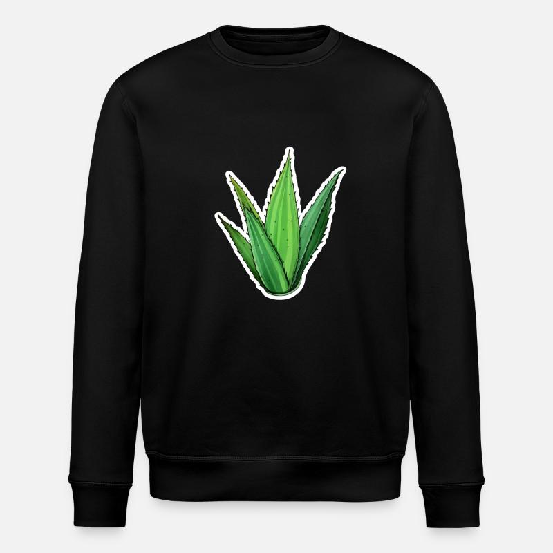 Aloe Vera - Stanley/Stella Unisex Bio-Sweatshirt ROLLER - Schwarz