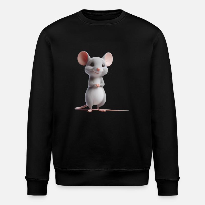 Souris 4 - Sweat bio ROLLER Stanley/Stella Unisexe - noir