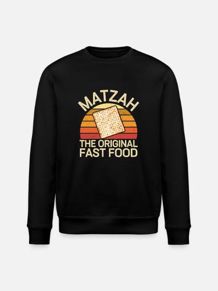 Kosher enjoyment in style - Stanley/Stella ROLLER Unisex Organic Sweatshirt - black