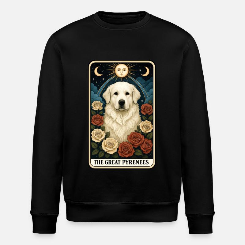Pyrenäenberghund - Stanley/Stella Unisex Bio-Sweatshirt ROLLER - Schwarz