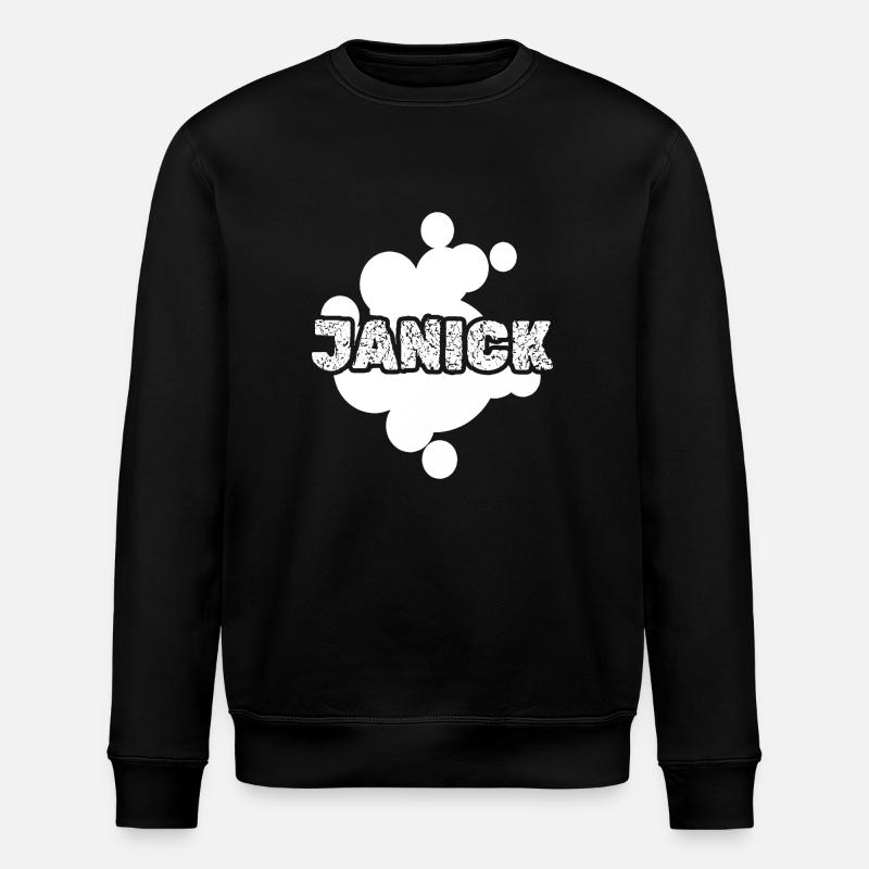 Janick as Janick - Stanley/Stella ROLLER Unisex Organic Sweatshirt - black