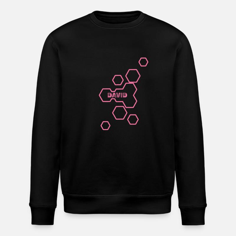 Geschenk für David - Stanley/Stella Unisex Bio-Sweatshirt ROLLER - Schwarz