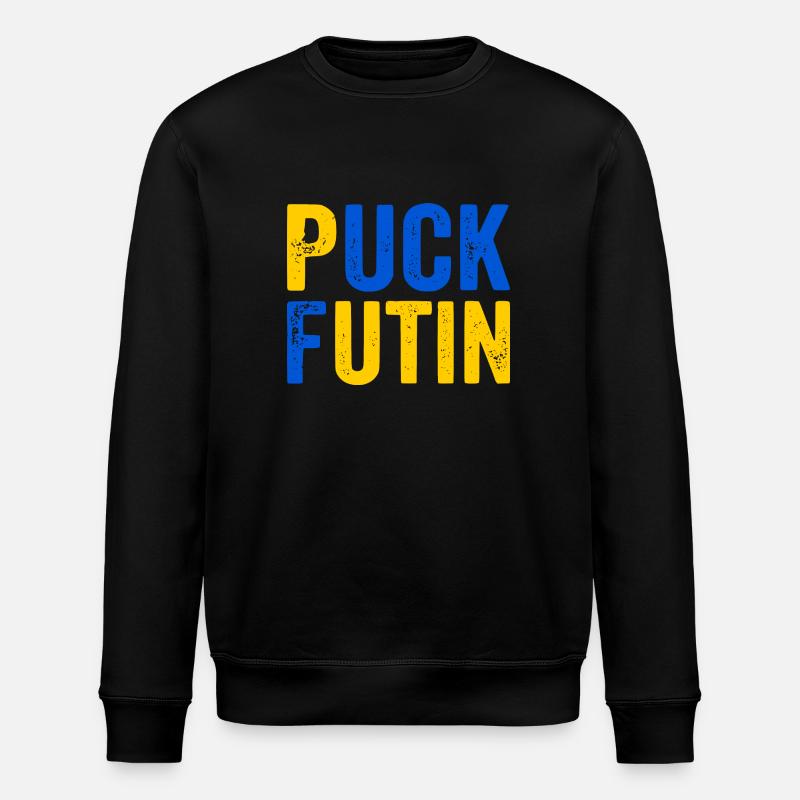 Puck futin - Stanley/Stella Unisex Bio-Sweatshirt ROLLER - Schwarz