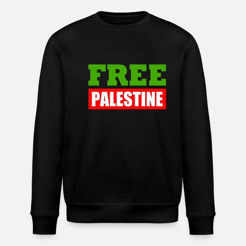 Free palestine - Sweat bio ROLLER Stanley/Stella Unisexe - noir