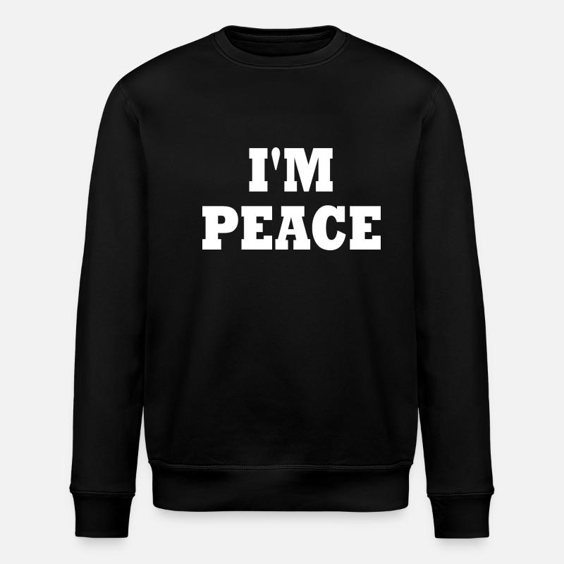 I'm peace - Sweat bio ROLLER Stanley/Stella Unisexe - noir