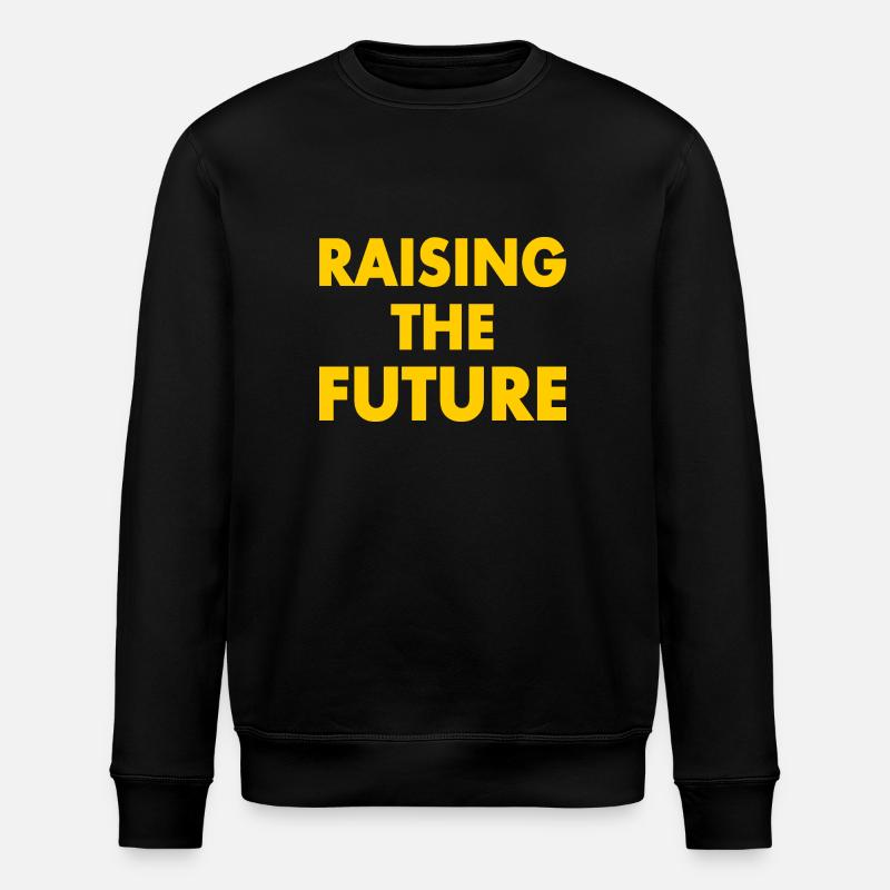 Raising the future - Stanley/Stella ROLLER Unisex Organic Sweatshirt - black