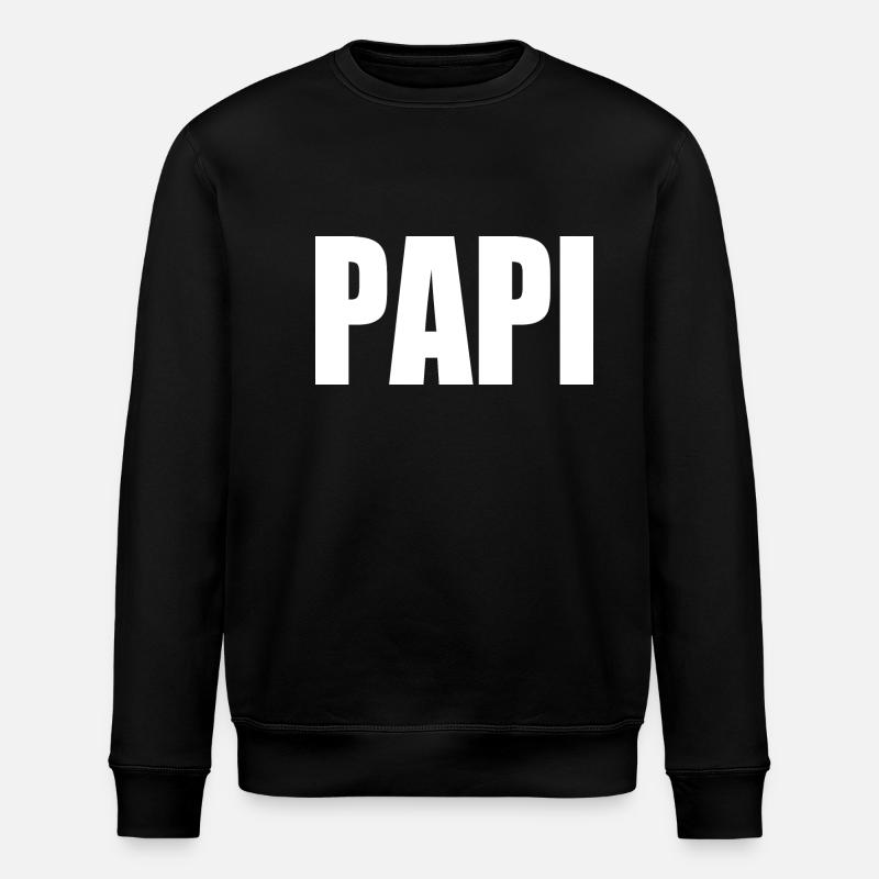 Papi - Stanley/Stella ROLLER Unisex Organic Sweatshirt - black