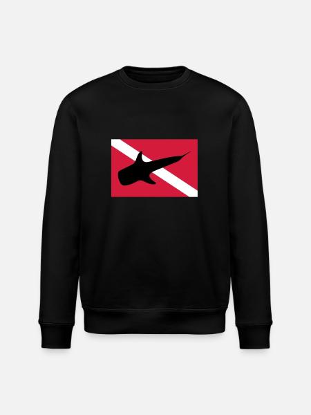 Walhai - Stanley/Stella Unisex Bio-Sweatshirt ROLLER - Schwarz