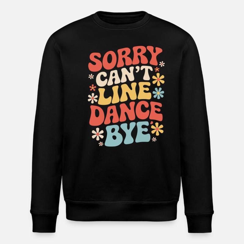 Line Dancing Dancing Dancers - Stanley/Stella ROLLER Unisex Organic Sweatshirt - black