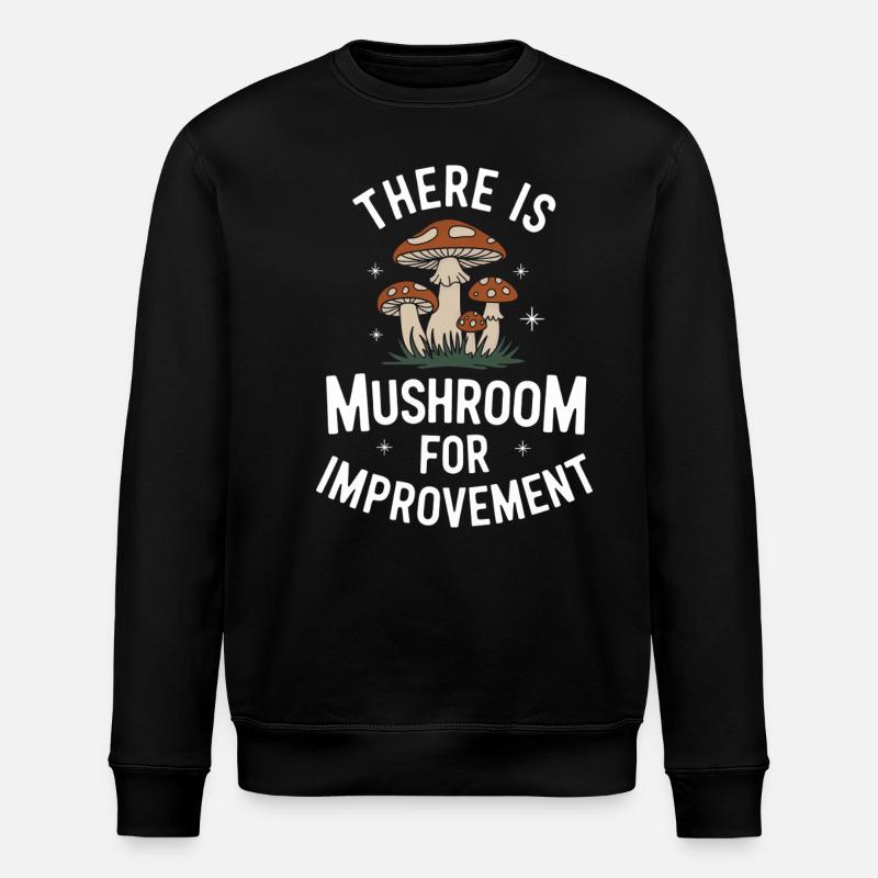 Champignons Champignons Champignon Champignon - Sweat bio ROLLER Stanley/Stella Unisexe - noir