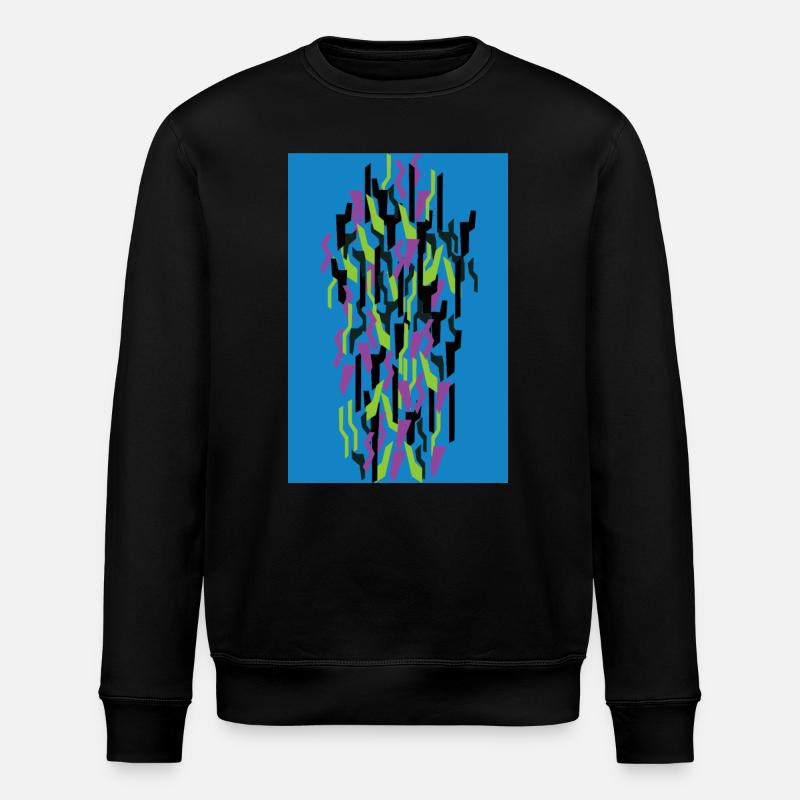 Camouflage Kunst - Stanley/Stella Unisex Bio-Sweatshirt ROLLER - Schwarz