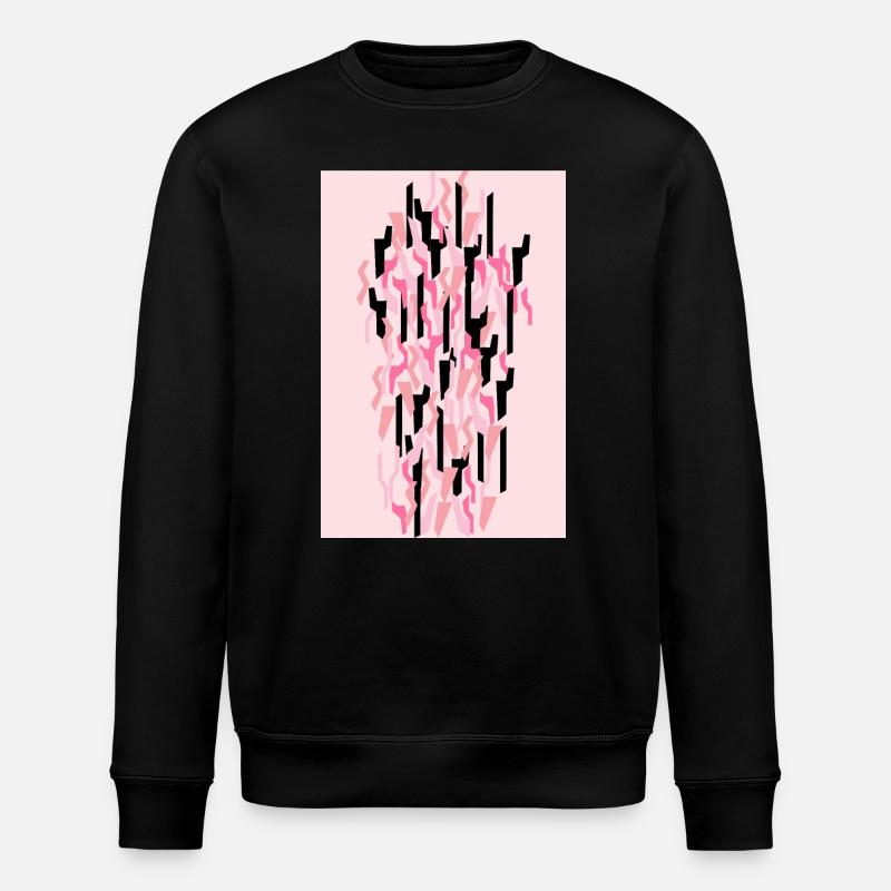 Camouflage Kunst Pink Gaming - Stanley/Stella Unisex Bio-Sweatshirt ROLLER - Schwarz