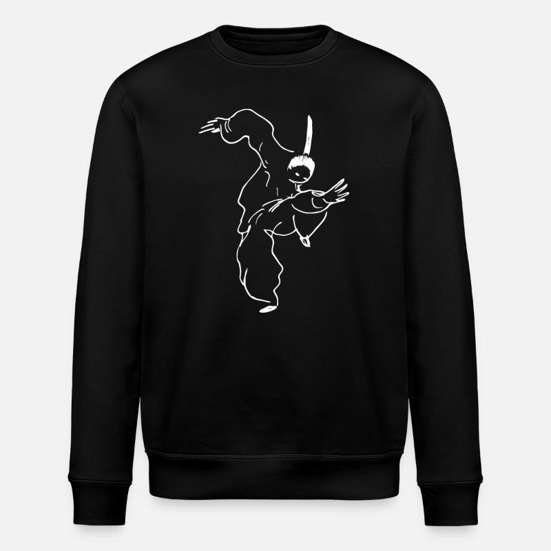 Combattant de kungfu - Sweat bio ROLLER Stanley/Stella Unisexe - noir