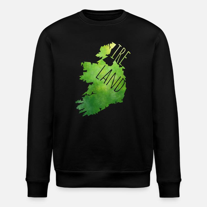 Ireland - Stanley/Stella Unisex Bio-Sweatshirt ROLLER - Schwarz